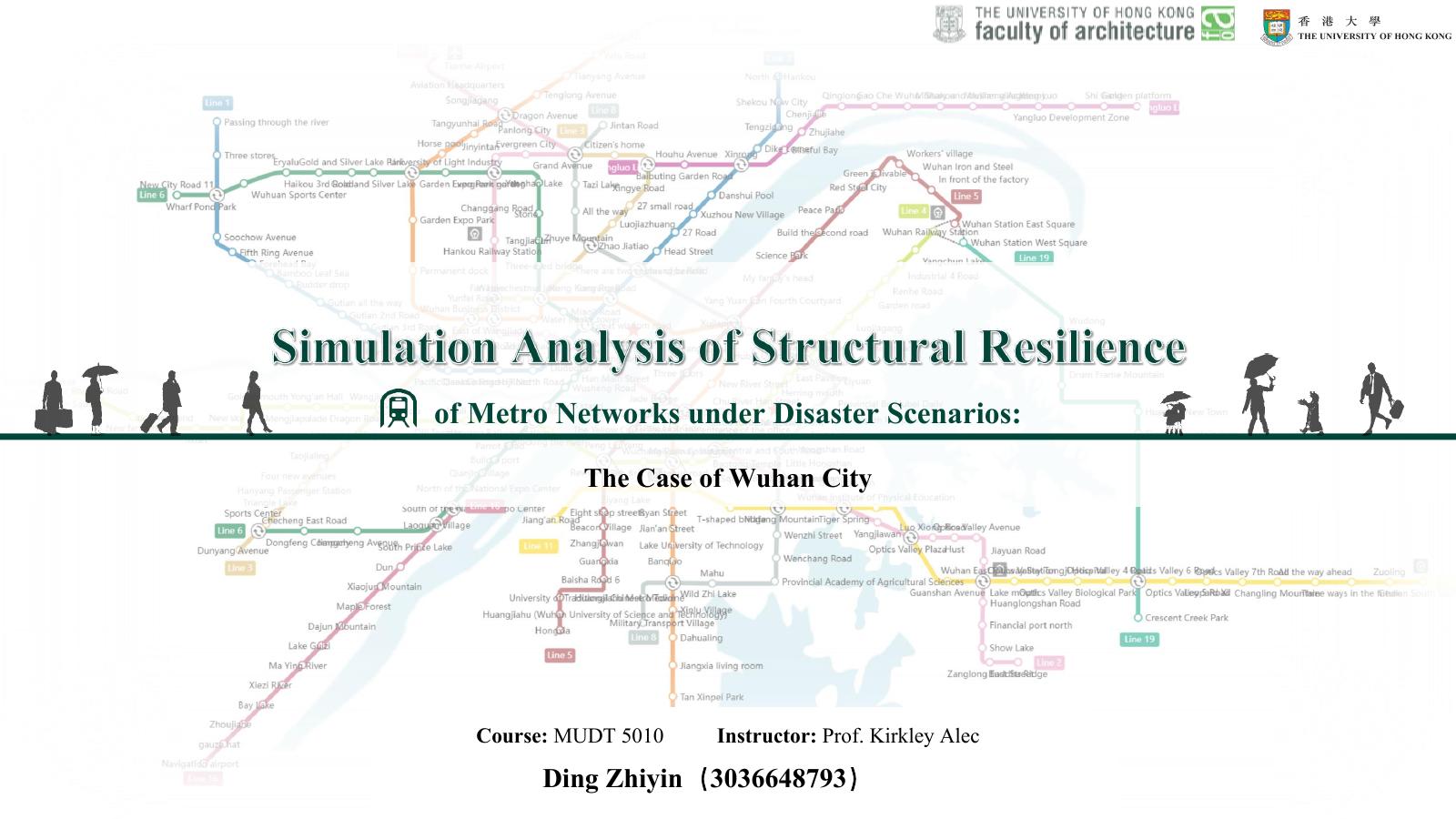 Simulation Analysis of Structural Resilience 演示文稿封面